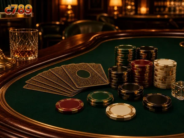 Gambar antarmuka aturan dan pilihan meja Mini Baccarat c789